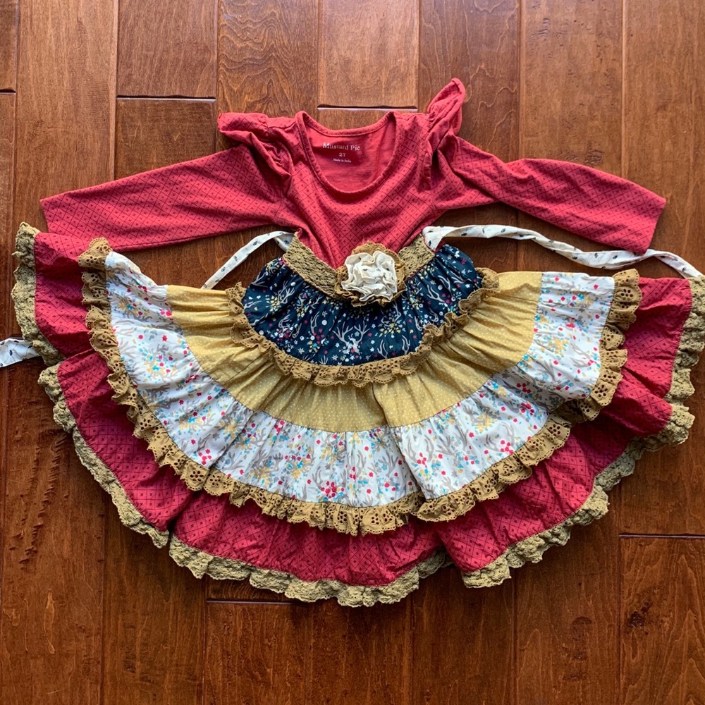 Mustard Pie McKenna Dress VGUC Sz 2T